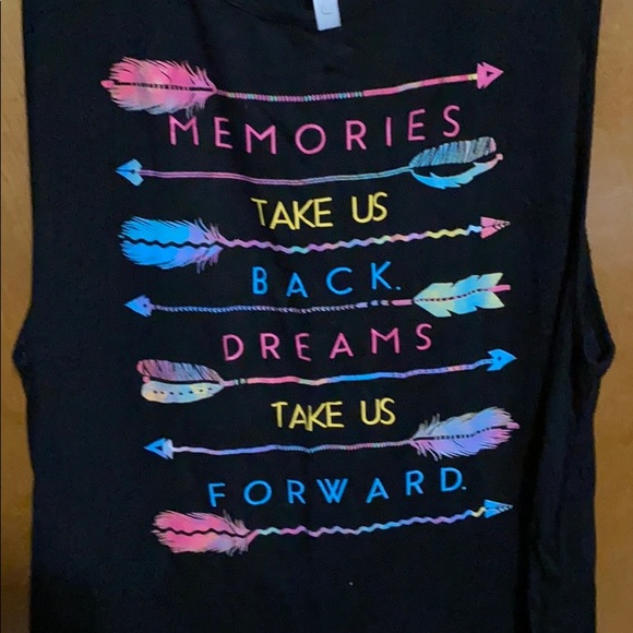 Memories Quote Muscle Top - Picture 3 of 3